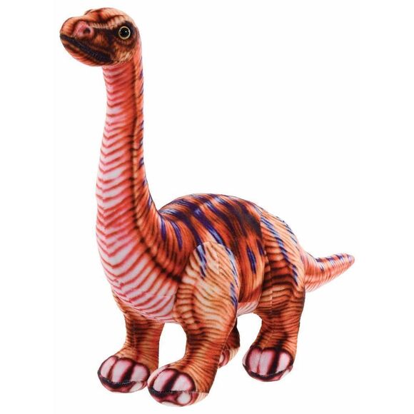 iscream Dinosaur Buddies Plush 12" x 14" Brontosaurus Toy with Roaring Sound Ro - Picture 1 of 3